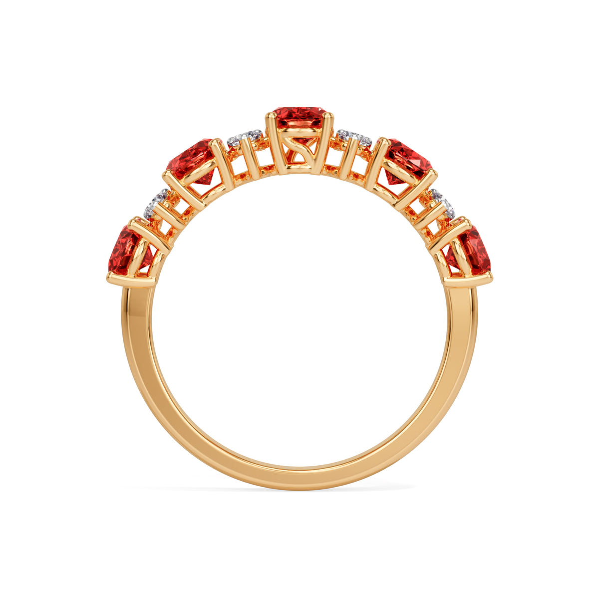 ruby vine ring
