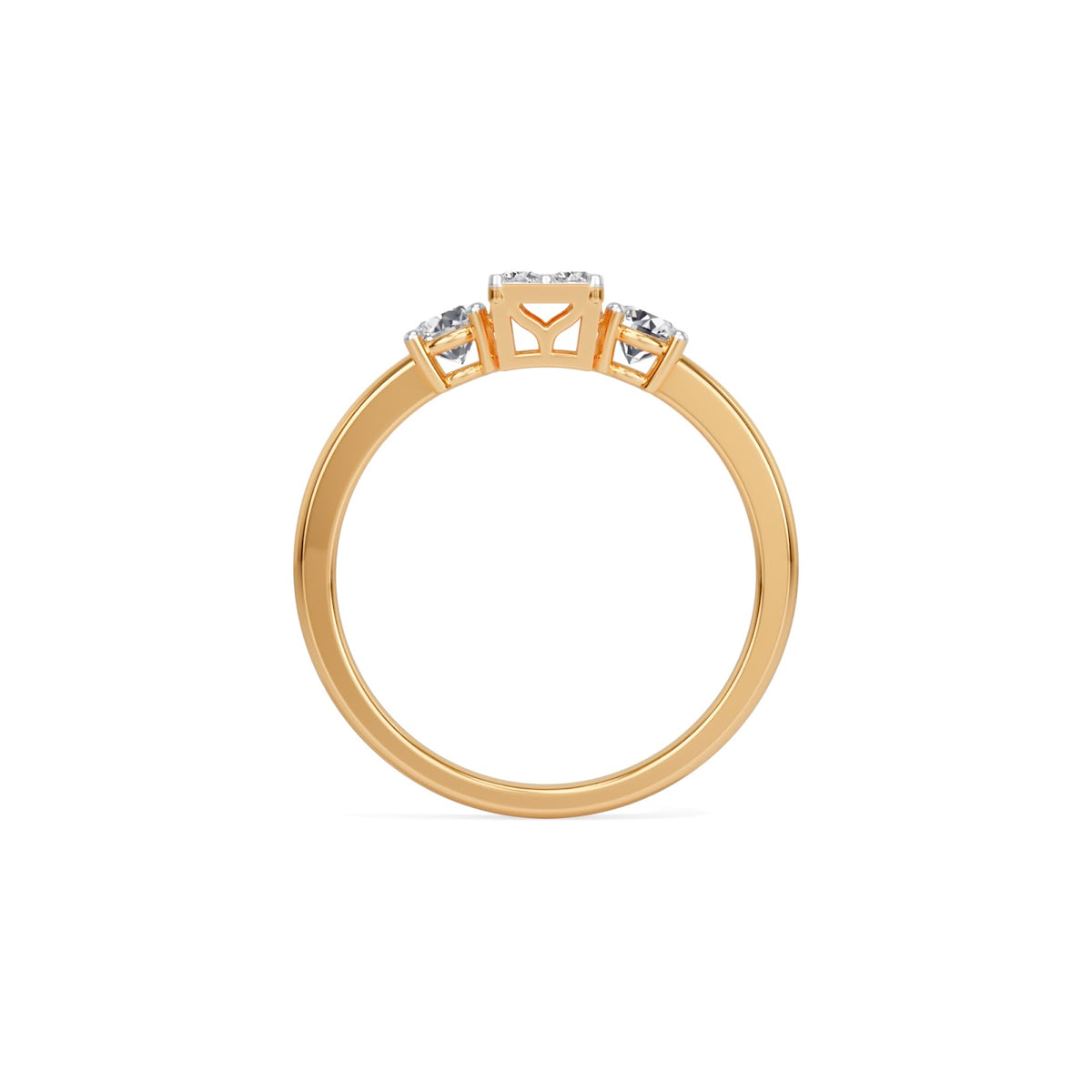 classic cluster band ring