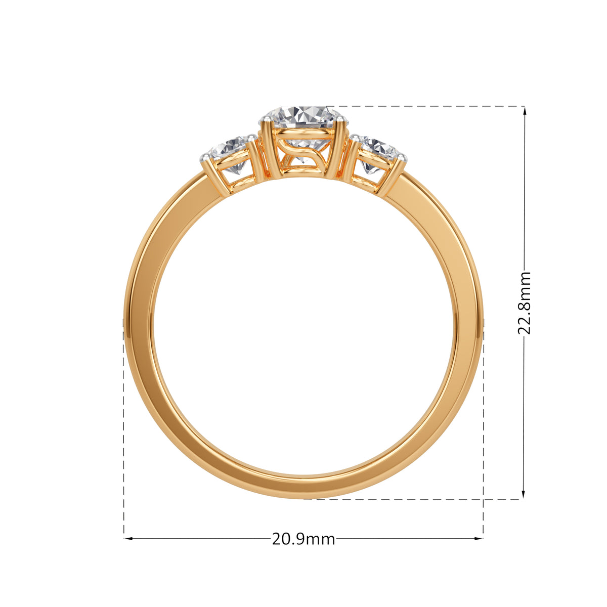 trinity band ring