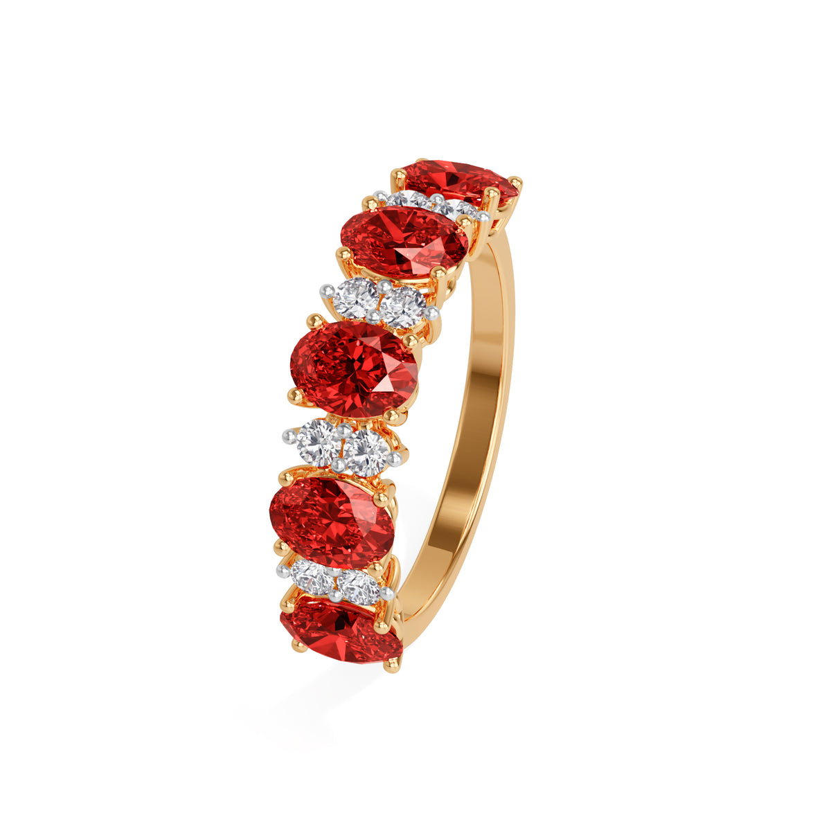 ruby vine ring