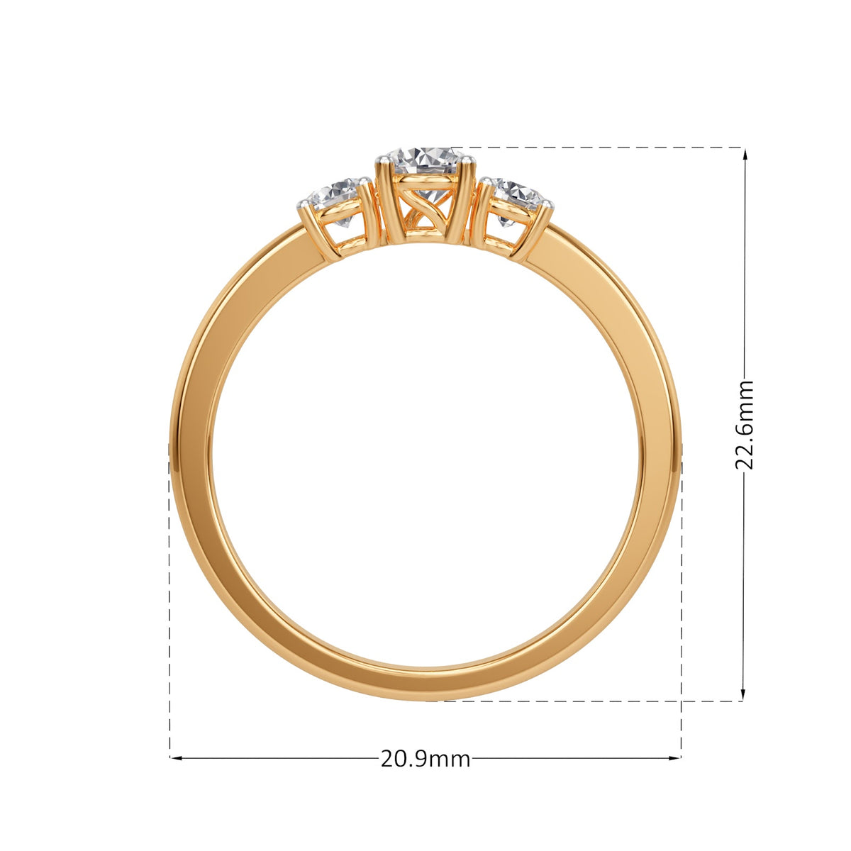 trinity band ring