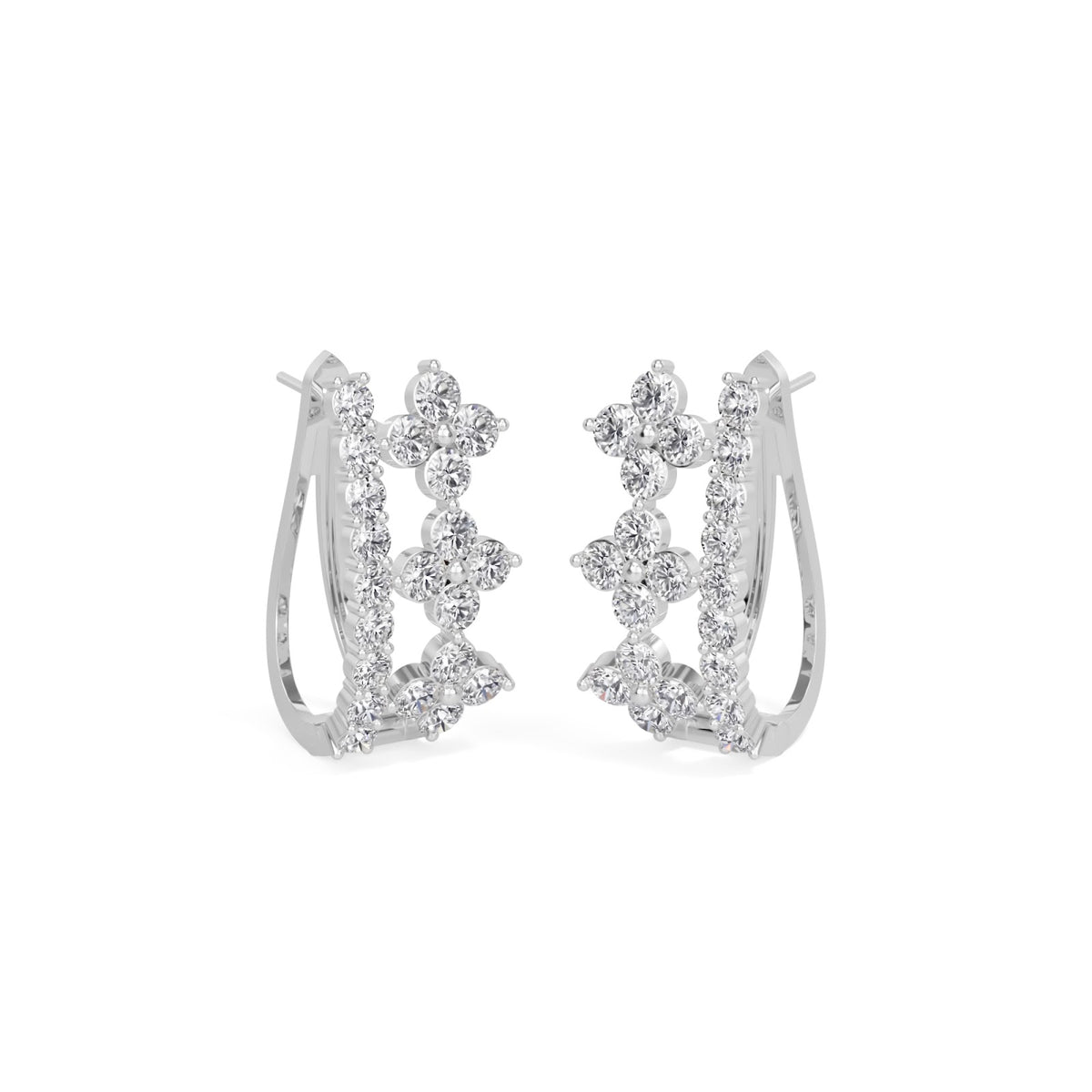 blossom huggies earring