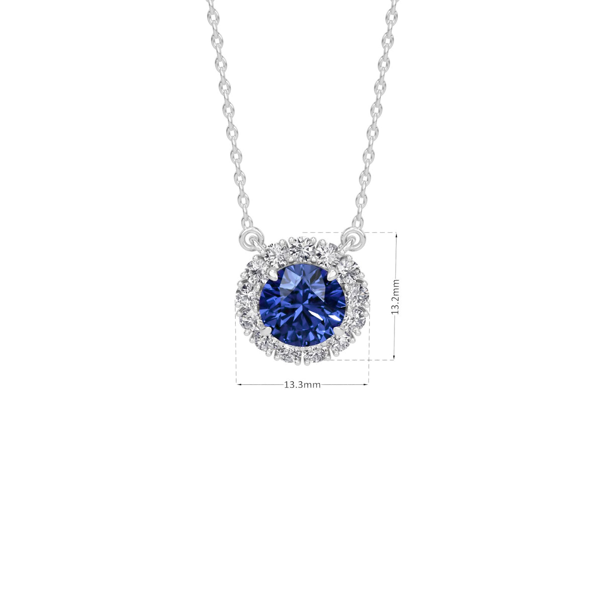 luna blue pendant