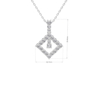 Kite Lock Hoops Pendant