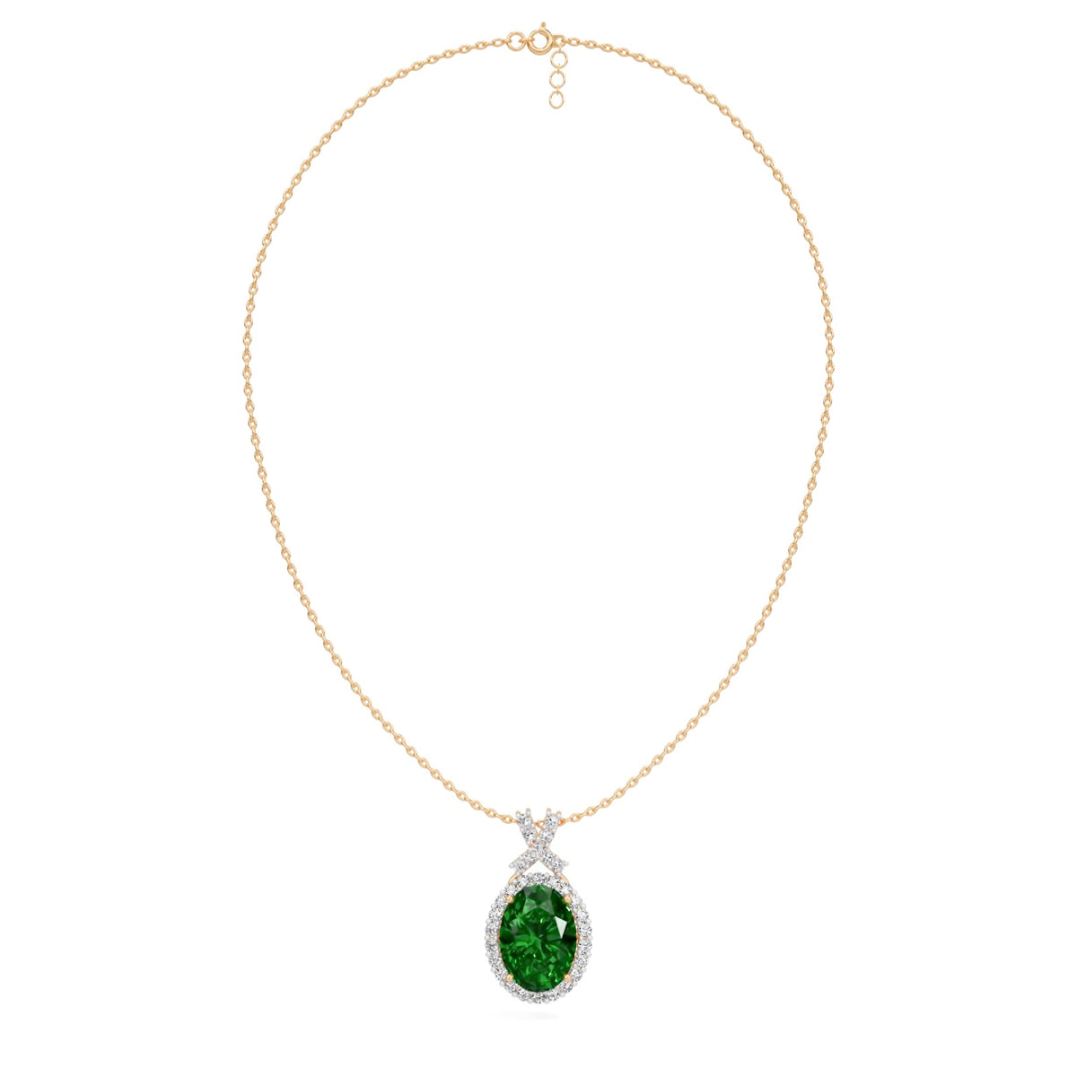 majestic green pendant