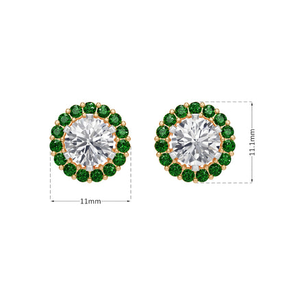 Emerald Bloom Earring