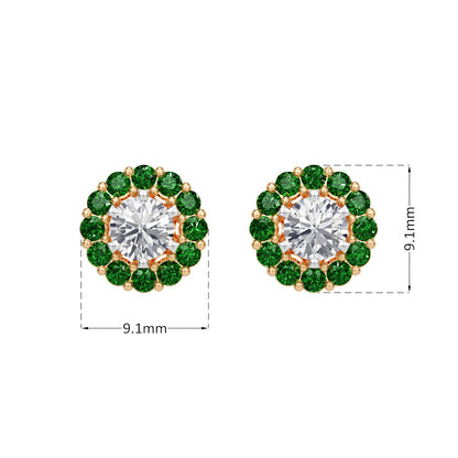 Emerald Bloom Earring