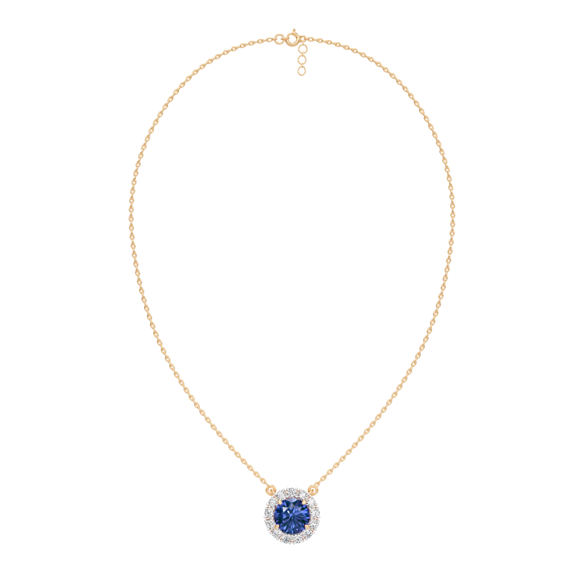 luna blue pendant