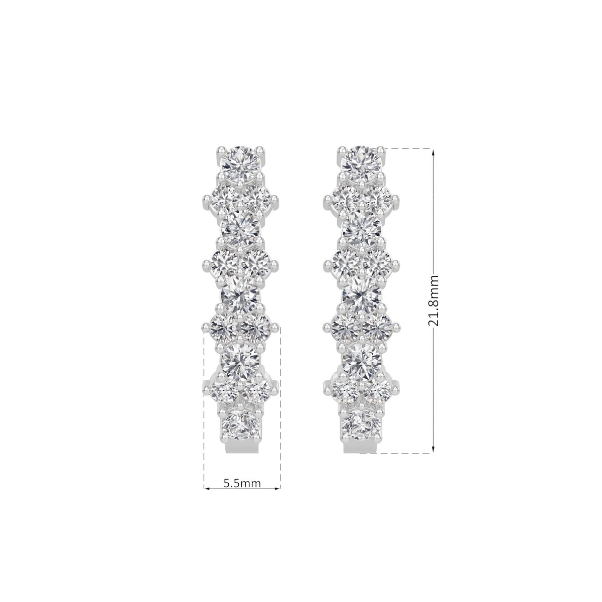 lumina hoops earring
