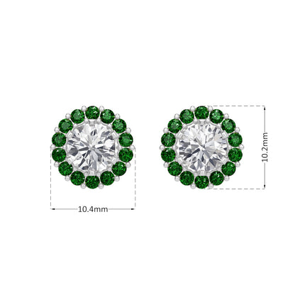 Emerald Bloom Earring