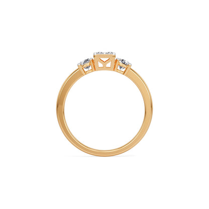 Classic Cluster Band Ring
