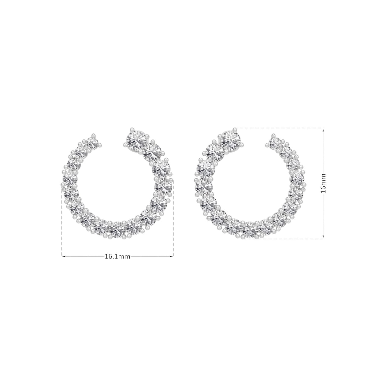 halo hoops earring