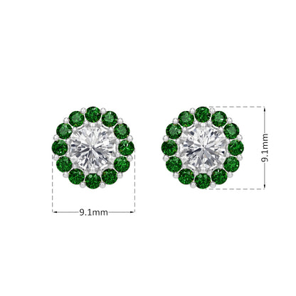 Emerald Bloom Earring