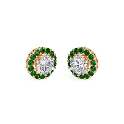 Emerald Bloom Earring