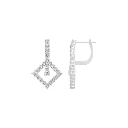 Kite Lock  Hoops Earring