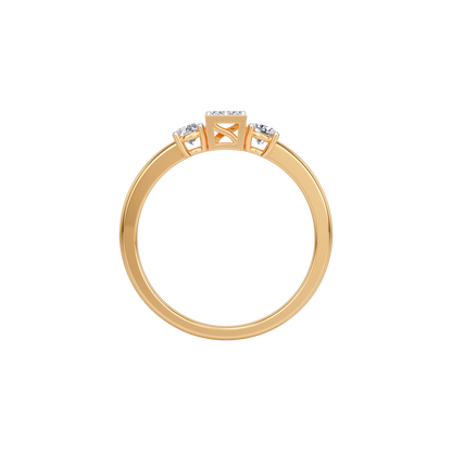 Classic Cluster Band Ring