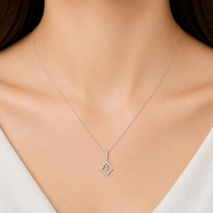 Kite Lock Hoops Pendant