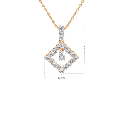 Kite Lock Hoops Pendant