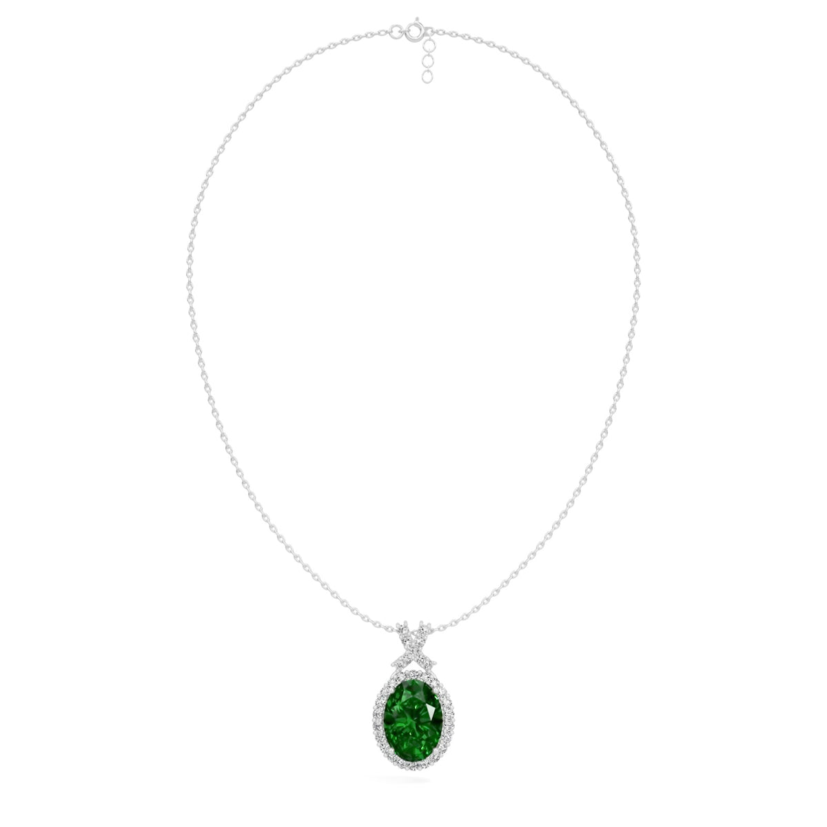 majestic green pendant