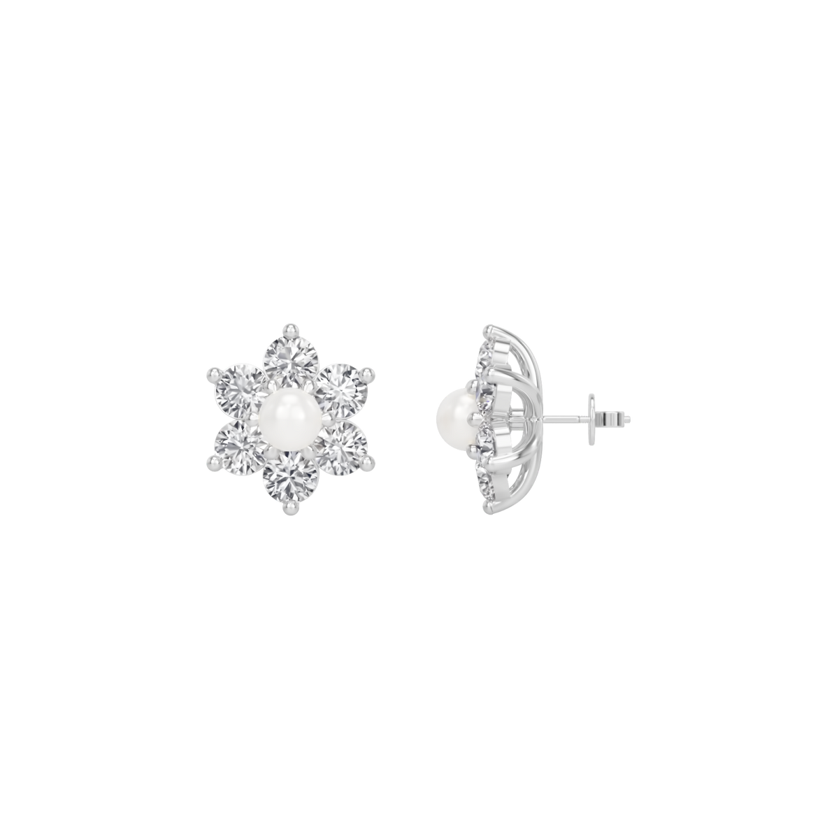 rosette earring