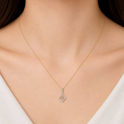 Kite Lock Hoops Pendant