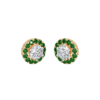Emerald Bloom Earring