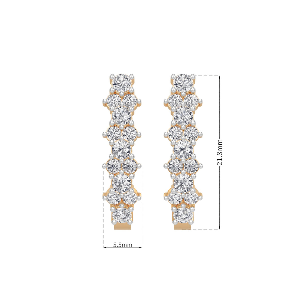 lumina hoops earring
