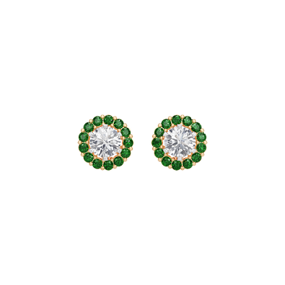 Emerald Bloom Earring