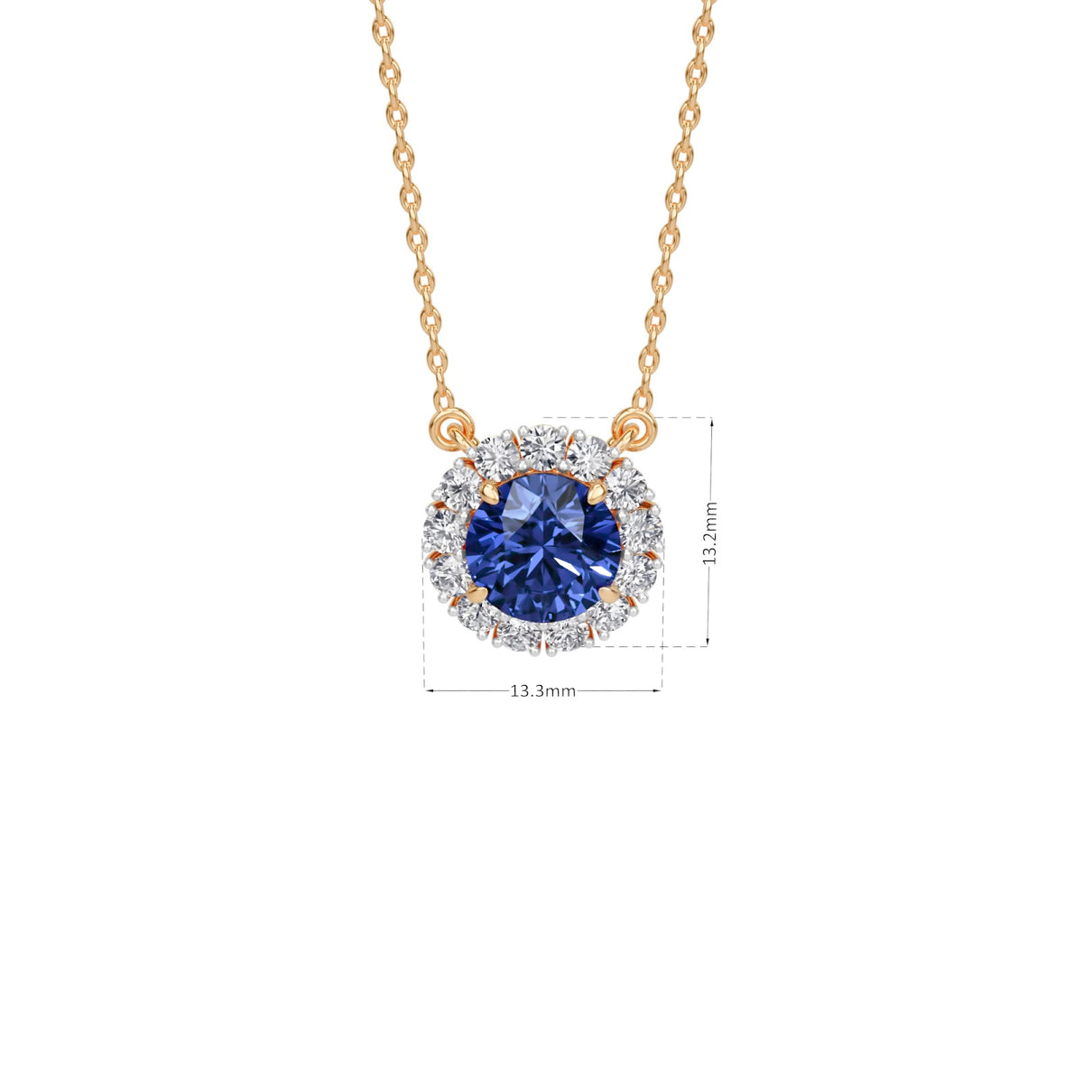 luna blue pendant