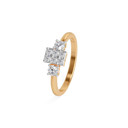 Classic Cluster Band Ring