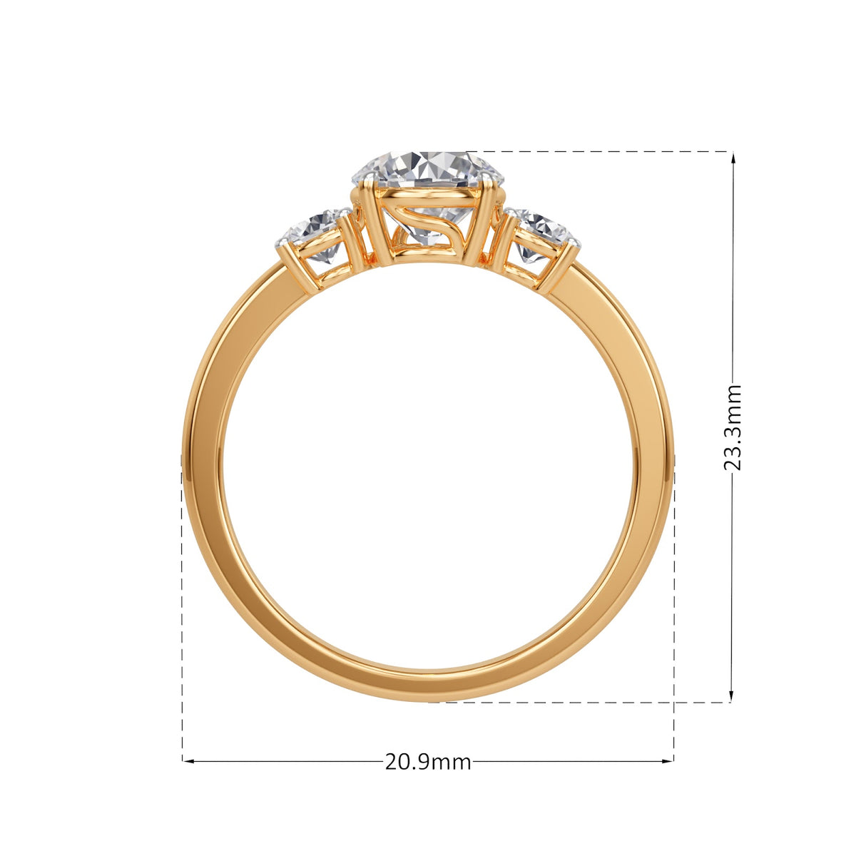 trinity band ring
