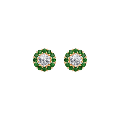 Emerald Bloom Earring