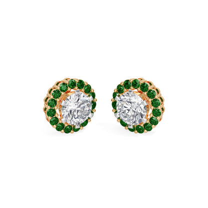 Emerald Bloom Earring