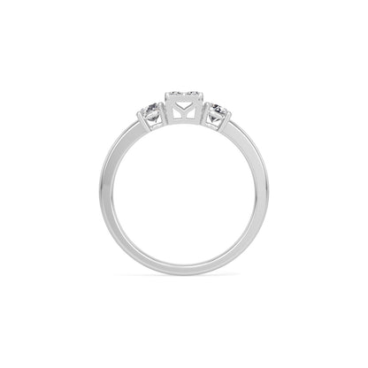 Classic Cluster Band Ring