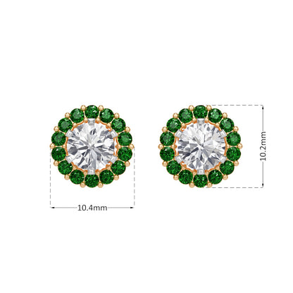 Emerald Bloom Earring