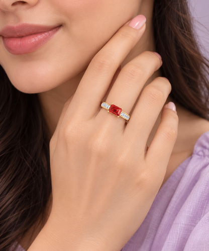 Regal Ruby Ring