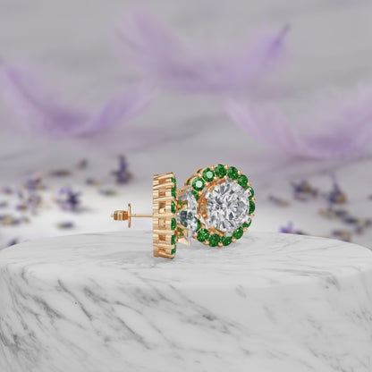 Emerald Bloom Earring