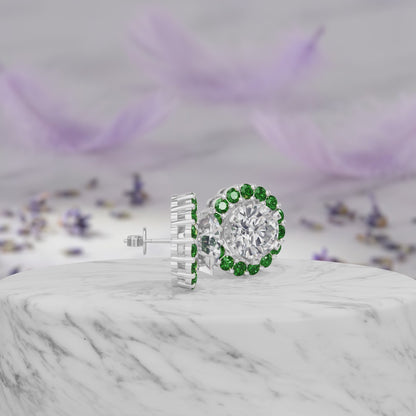 Emerald Bloom Earring