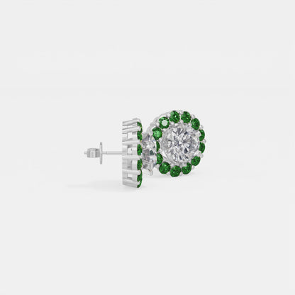 Emerald Bloom Earring