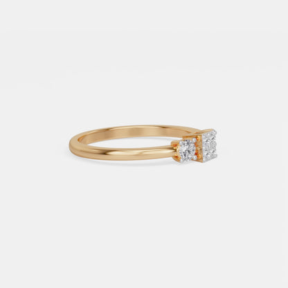 Classic Cluster Band Ring