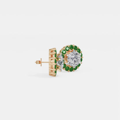 Emerald Bloom Earring