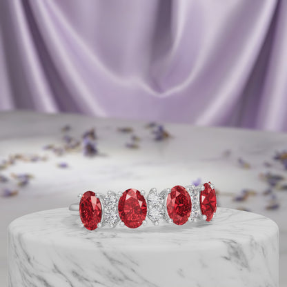 Ruby Vine Ring