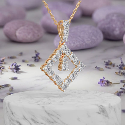 Kite Lock Hoops Pendant