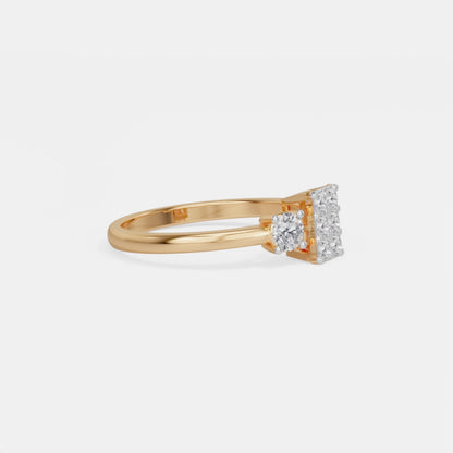 Classic Cluster Band Ring