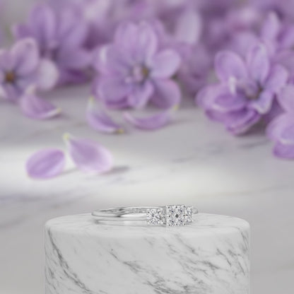 Classic Cluster Band Ring