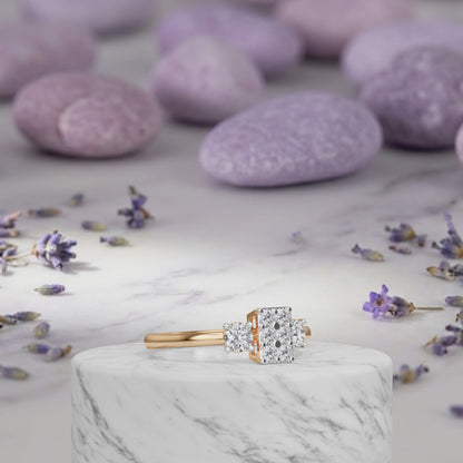 Classic Cluster Band Ring